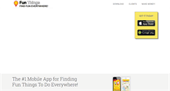 Desktop Screenshot of funthingsapp.com