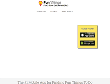 Tablet Screenshot of funthingsapp.com